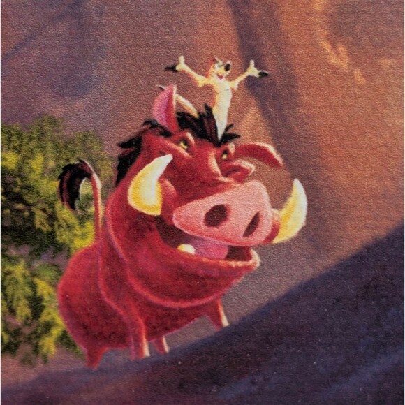 Thomas Kinkade Disney The Lion King 14" x 14" Gallery Wrapped Canvas Art - Picture 12 of 16